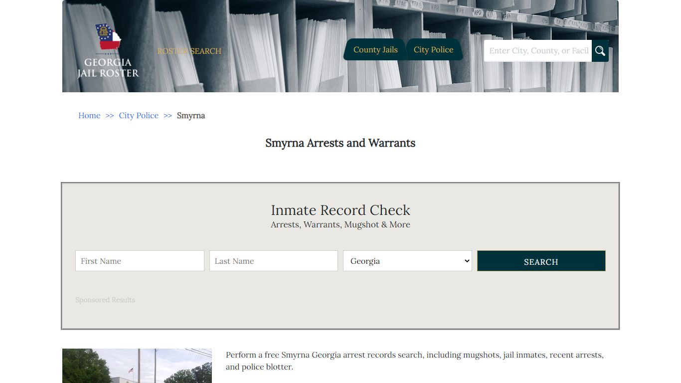 Smyrna Arrests and Warrants | Georgia Jail Inmate Search